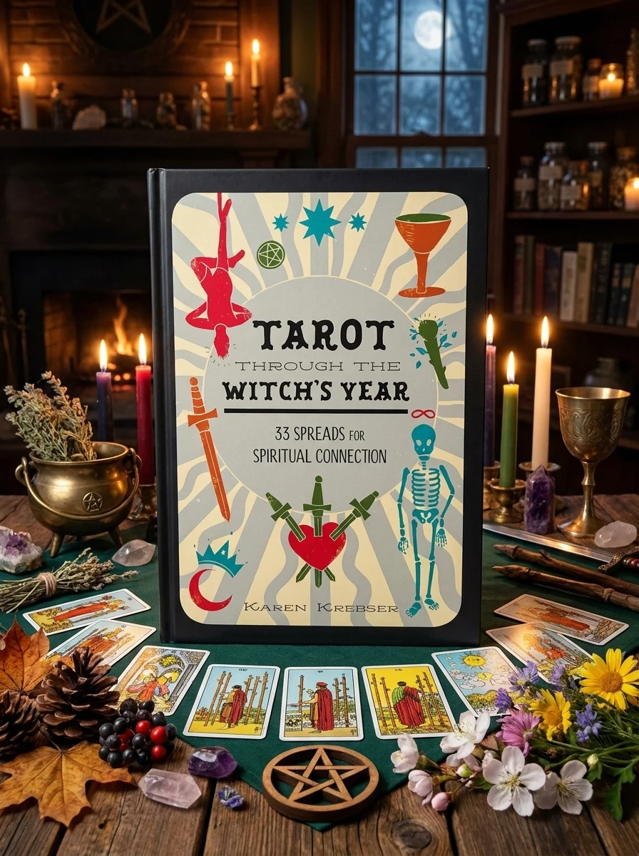 Tarot Through the Witch's Year: 33 Spreads for Spiritual Connection
