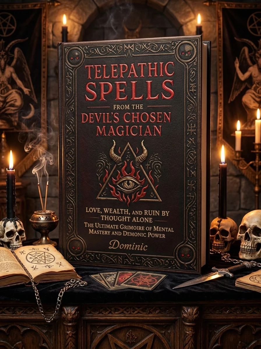 Telepathic Spells from the Devil's Chosen Magician: Love, Wealth, and Ruin by Thought Alone - The Ultimate Grimoire of Mental Mastery and Demonic Powe