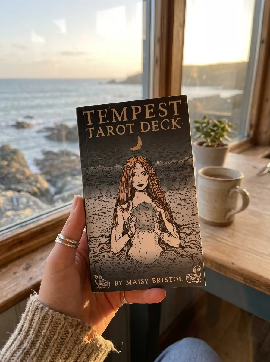 Tempest Tarot Deck: 78-Card Tarot Deck with Nautical Themes - Oceanic Archetypes, Mythic Creatures, Intuition, and Self-Discovery — photo 2