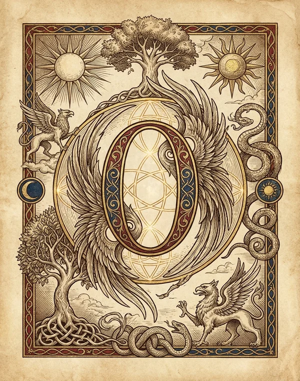 0 Angel Number esoteric meaning illustration
