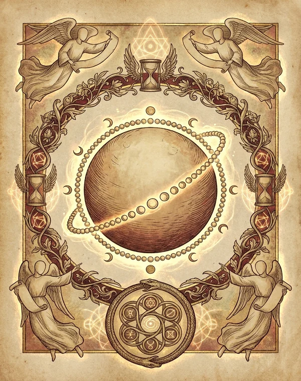 108 Angel Number esoteric meaning illustration