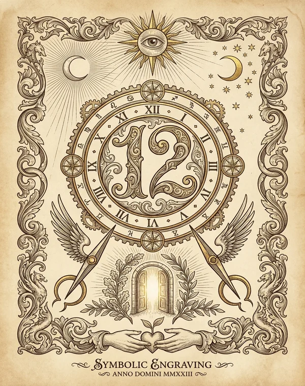 1212 Angel Number esoteric meaning illustration