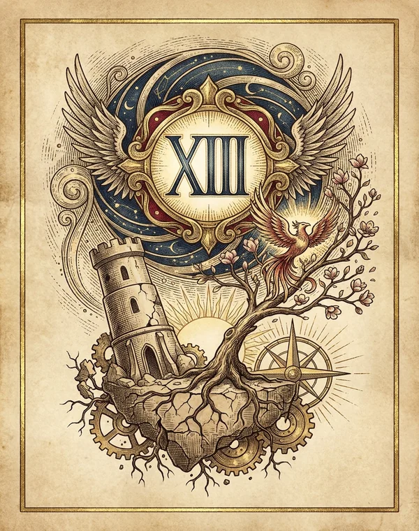 13 Angel Number esoteric meaning illustration