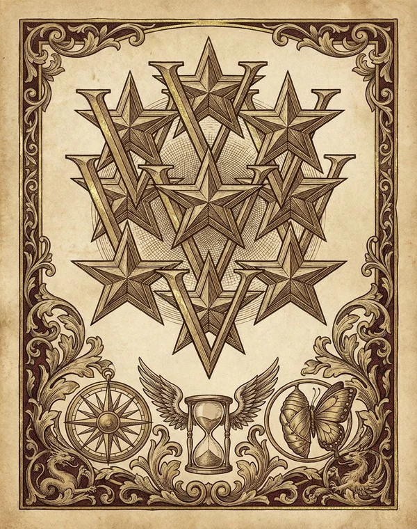 5 Angel Number esoteric meaning illustration