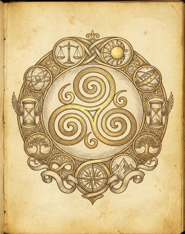 666 Angel Number esoteric meaning illustration