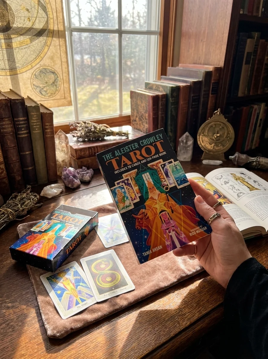 The Aleister Crowley Tarot Book & Card Deck: Includes a 78-Card Deck and a 128-Page Illustrated Book — photo 2