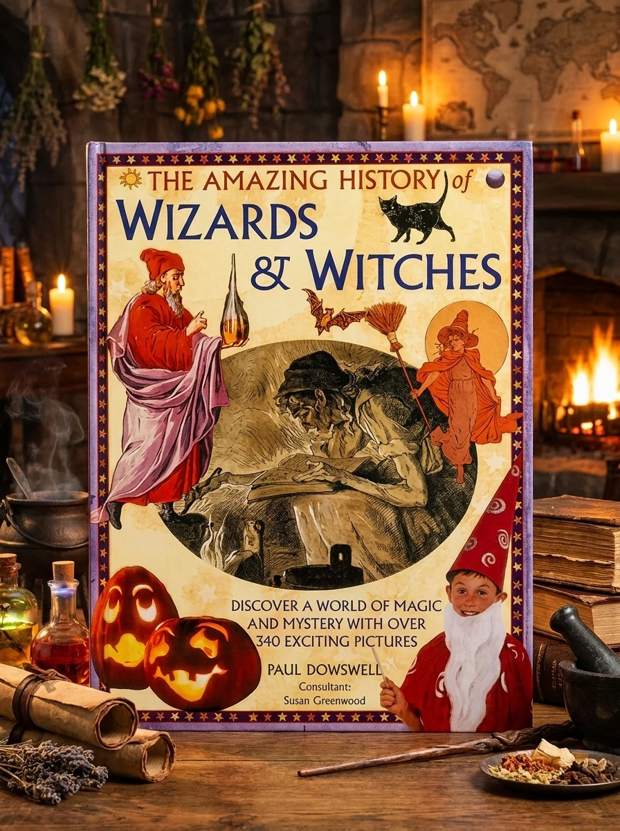 The Amazing History of Wizards & Witches: Discover a World of Magic and Mystery, with Over 340 Exciting Pictures