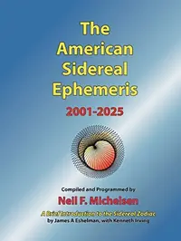 The American Sidereal Ephemeris 2001-2025 — photo 2