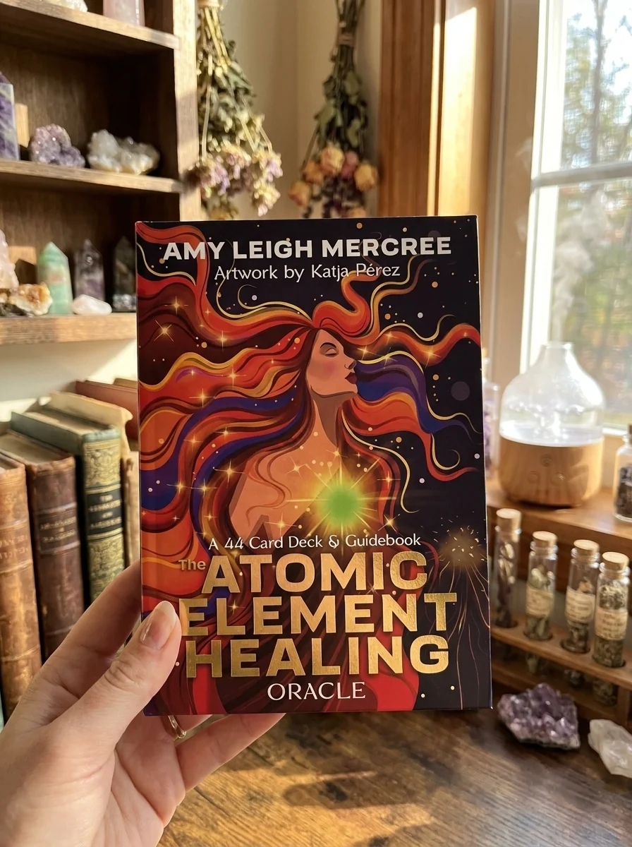 The Atomic Element Healing Oracle: A 44-Card Deck & Guidebook of Goddesses, Angels, Medical Intuition, & the Periodic Table of Elements — photo 2