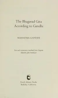 The Bhagavad Gita According to Gandhi — photo 2