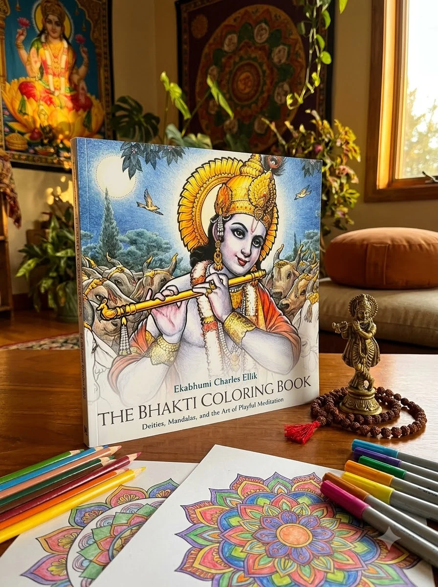The Bhakti Coloring Book: Deities, Mandalas, and the Art of Playful Meditation