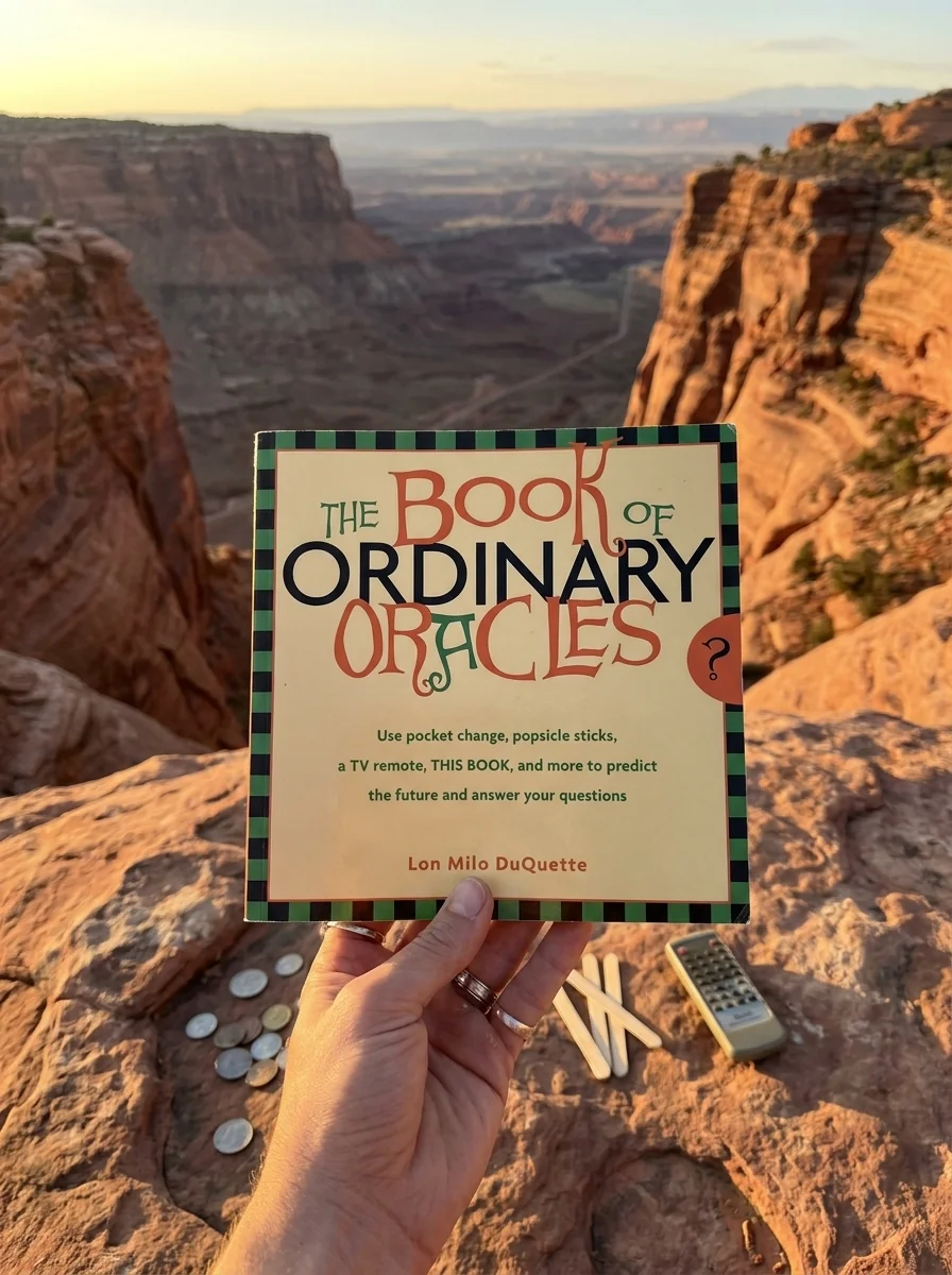 The Book of Ordinary Oracles: Use Pocket Change, Popsicle Sticks, a TV Remote, This Book, and More to Predict the Furure and Answer Your Questions — photo 2