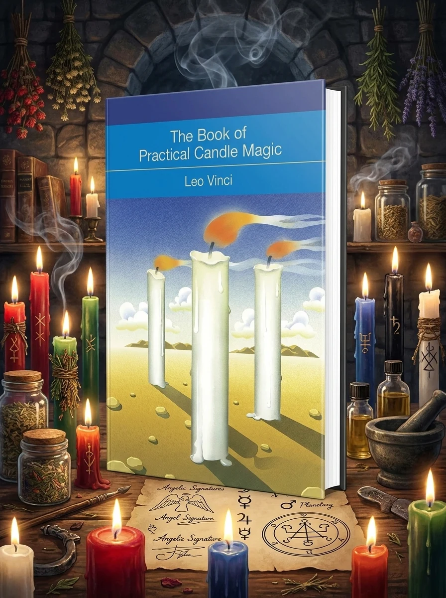 The Book of Practical Candle Magic: Includes Complete Instructions on Candle-Making, Anointing, Incense, and Color Symbolism, as Well as a Selection of Ca Vinci, Leo