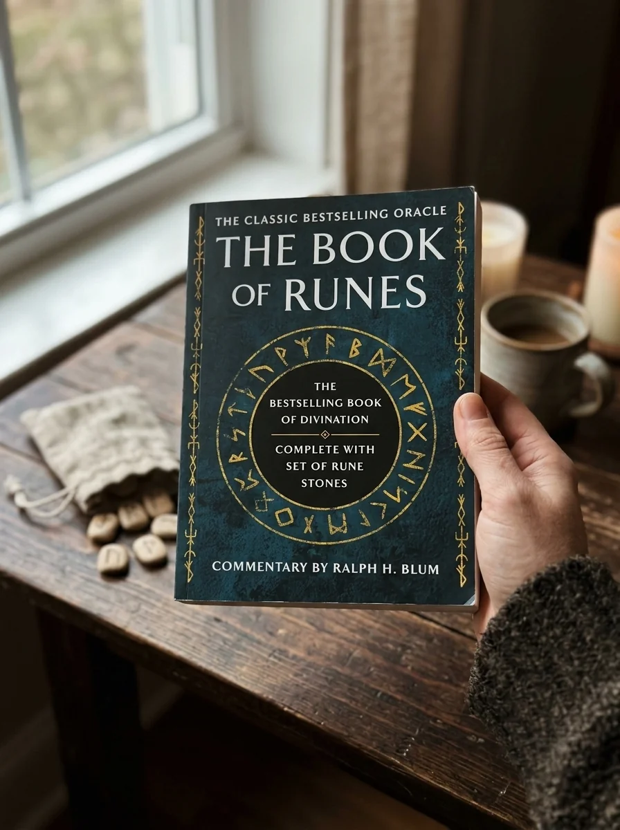 The Book of Runes: The Bestselling Book of Divination, Complete with Set of Rune Stones [With Ceramics Rune Stones and Drawstring Bag] — photo 2