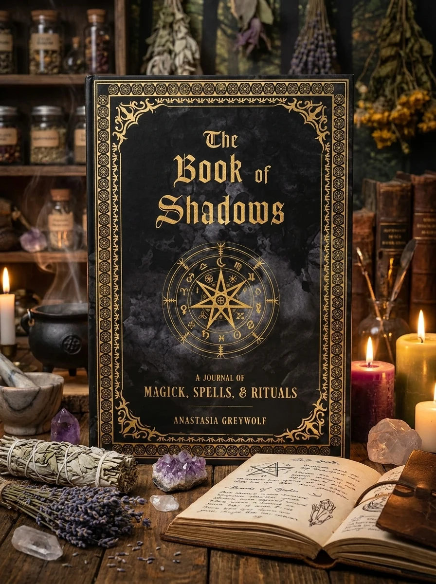 The Book of Shadows: A Journal of Magick, Spells, & Rituals by Greywolf, Anastasia