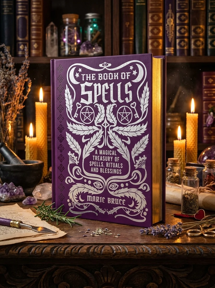 The Book of Spells: A Magical Treasury of Spells, Rituals and Blessings by Bruce, Marie