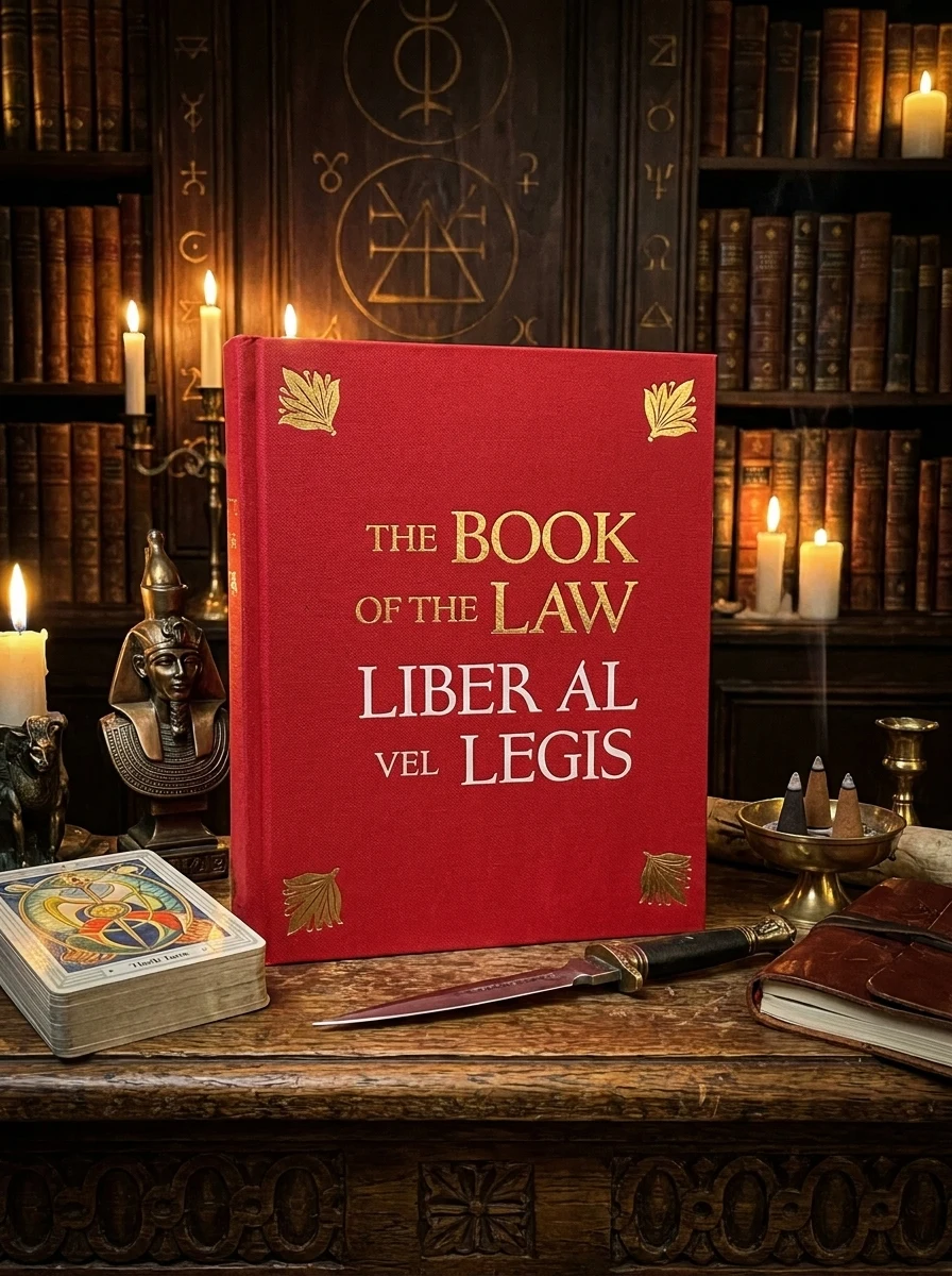 The Book of the Law: Liber Al Vel Legis: With a Facsimile of the Manuscript as Received by Aleister and Rose Edith Crowley on April 8, 9, 10, 1904