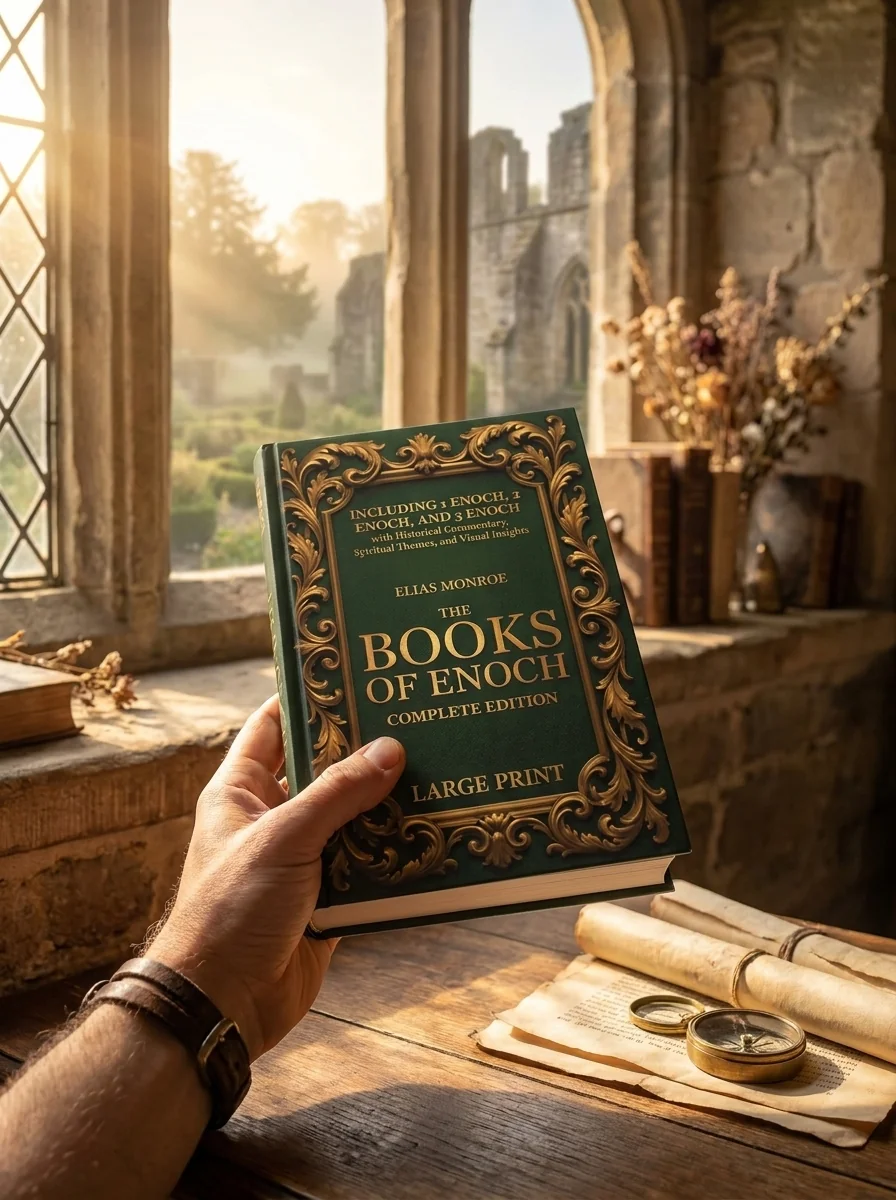 The Books of Enoch - Complete Edition: LARGE PRINT (Illustrated) Including 1 Enoch, 2 Enoch, and 3 Enoch with Historical Commentary, Spiritual Themes, and — photo 2