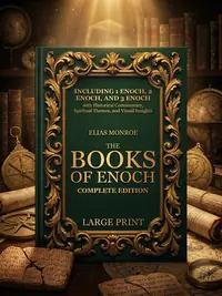 The Books of Enoch - Complete Edition: LARGE PRINT (Illustrated) Including 1 Enoch, 2 Enoch, and 3 Enoch with Historical Commentary, Spiritual Themes, and — photo 1