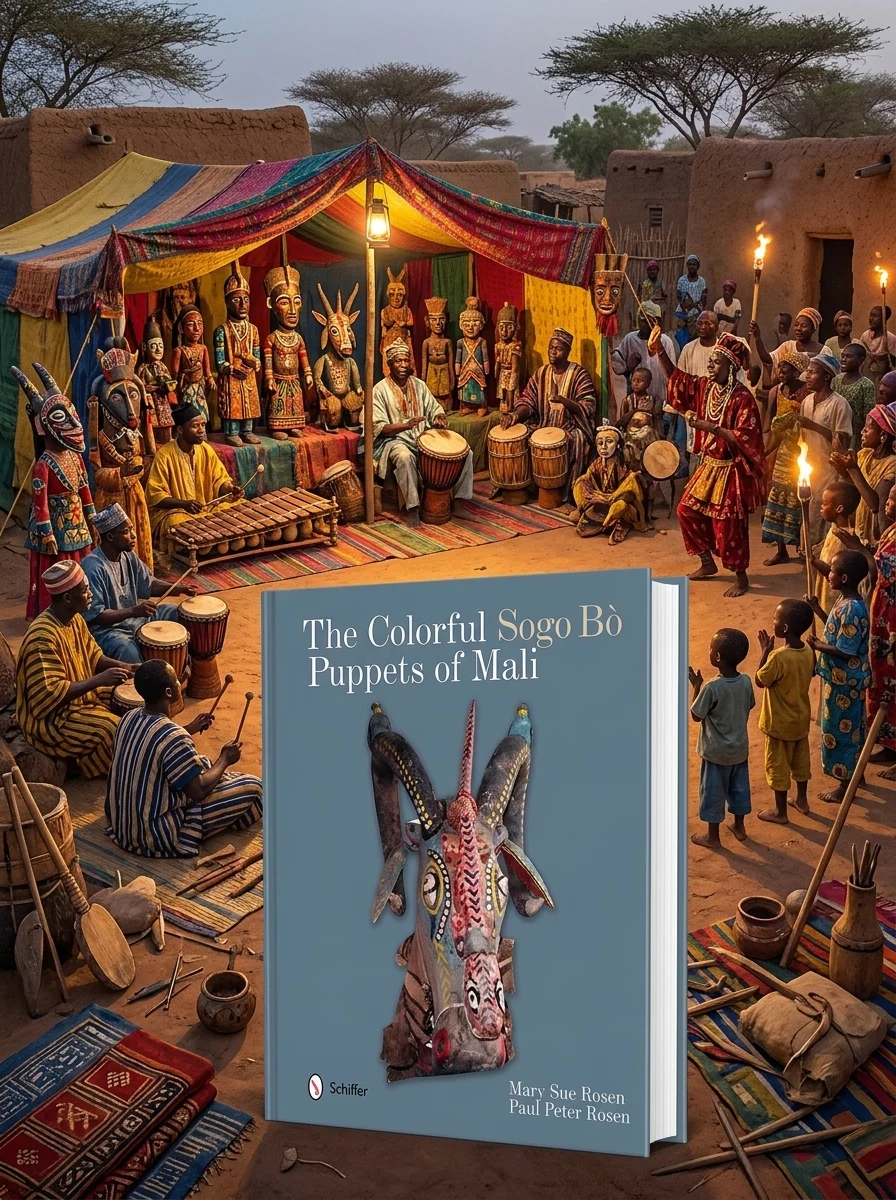 The Colorful Sogo Bò Puppets of Mali