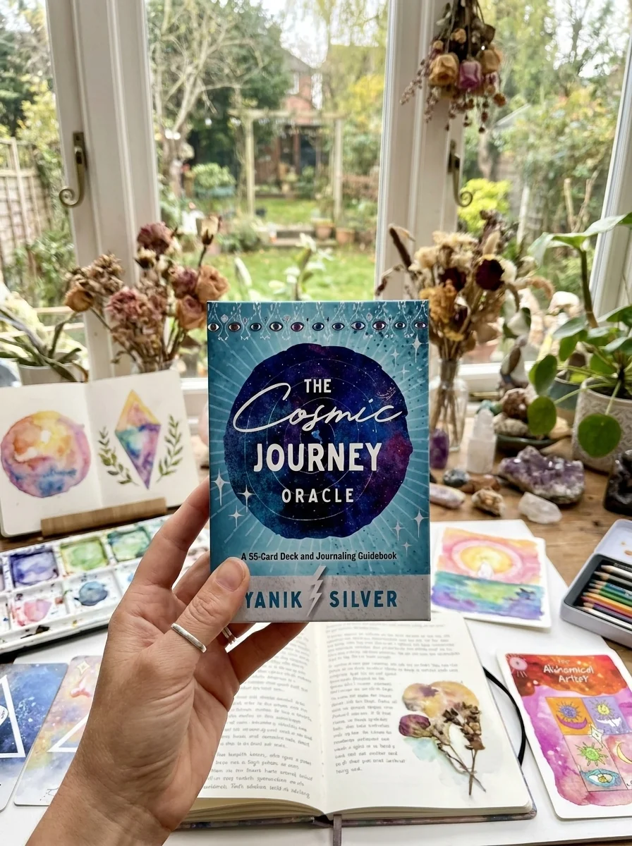 The Cosmic Journey Oracle: A 55-Card Deck and Journaling Guidebook — photo 2