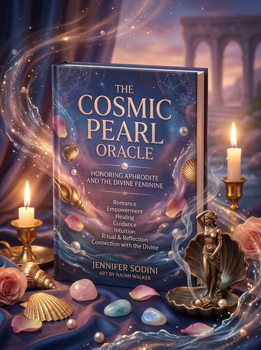 The Cosmic Pearl Oracle: Embark on a Journey of Sacred Love and Infinite Wisdom with Divine Feminine Guidance (44 Full Color Cards and 120-Page Full-Color by Frost, Ashley