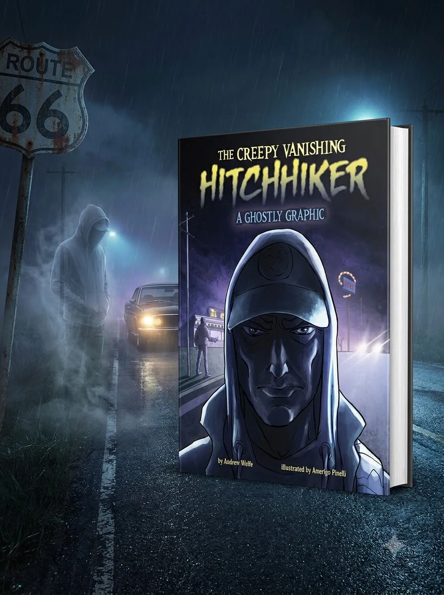 The Creepy Vanishing Hitchhiker: A Ghostly Graphic Wolfe, Andrew