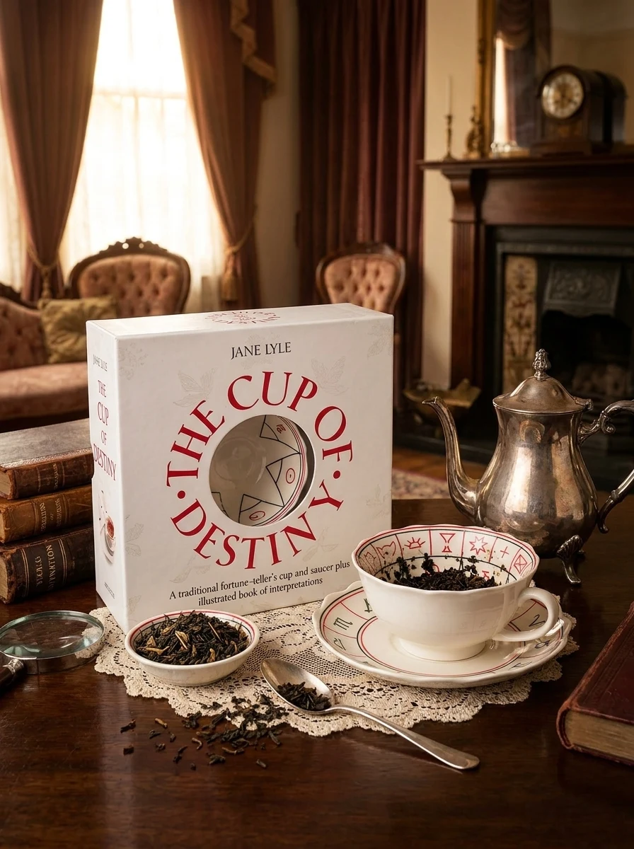 The Cup of Destiny: A Traditional Fortune-Teller's Cup and Saucer Plus Illustrated Book of Interpretations [With Cup/Saucer] (, Facsimile Edwardian Cup an