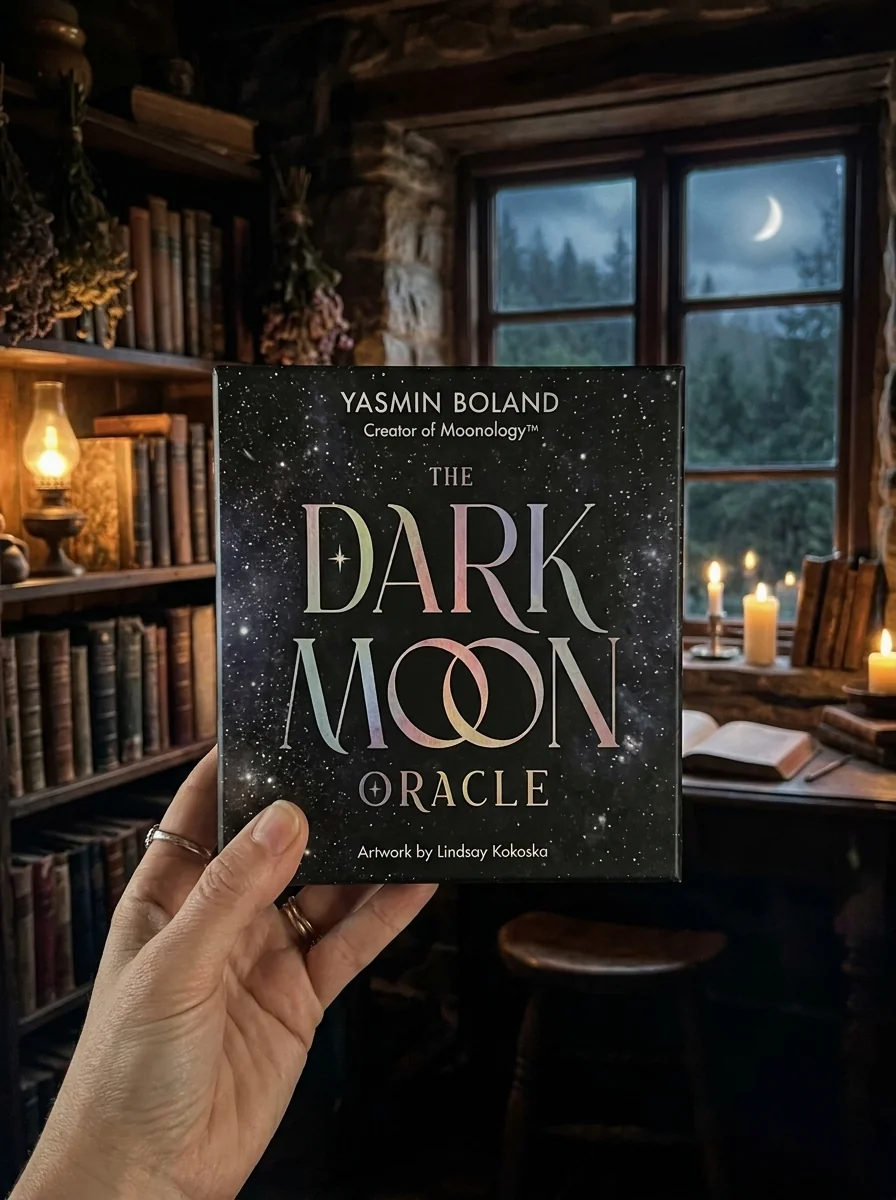 The Dark Moon Oracle: A 48-Card Deck and Guidebook from the Creator of Moonology — photo 2