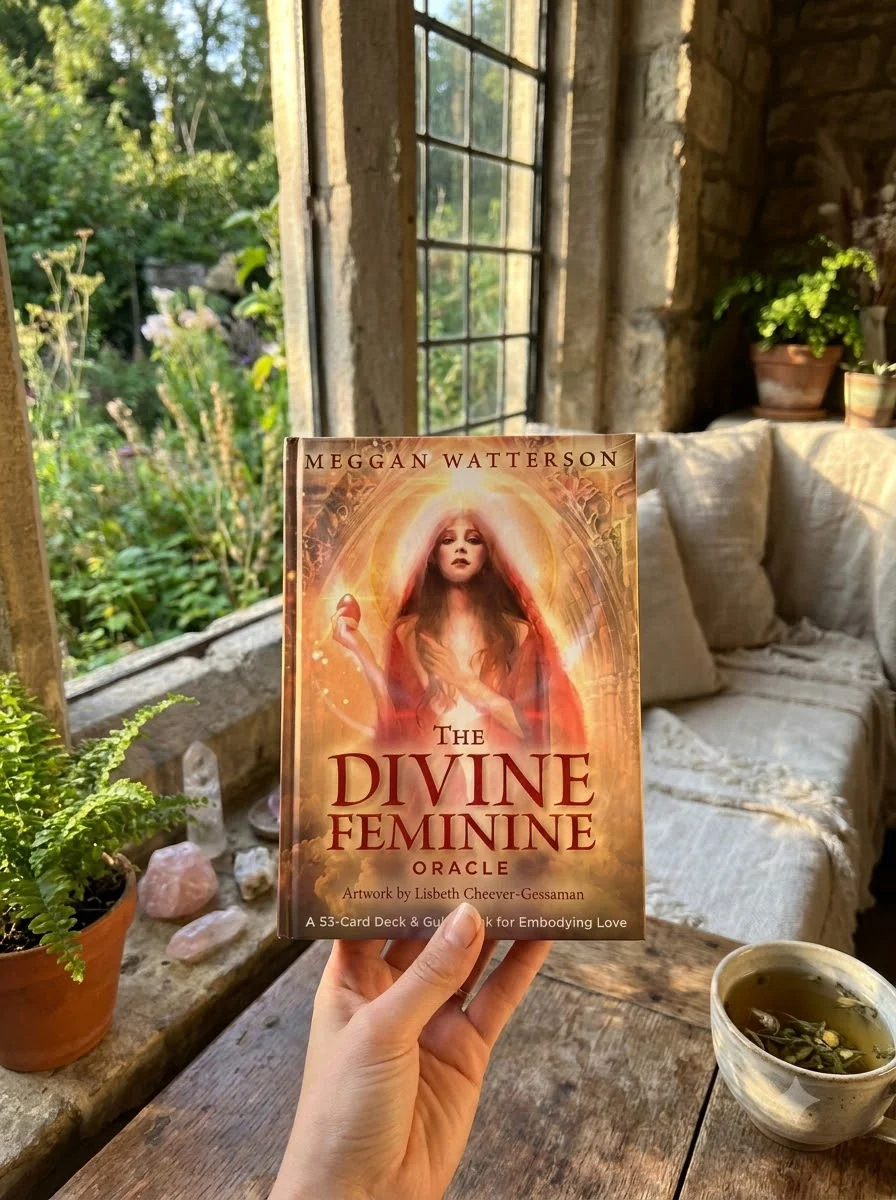 The Divine Feminine Oracle: A 53-Card Deck & Guidebook for Embodying Love — photo 2