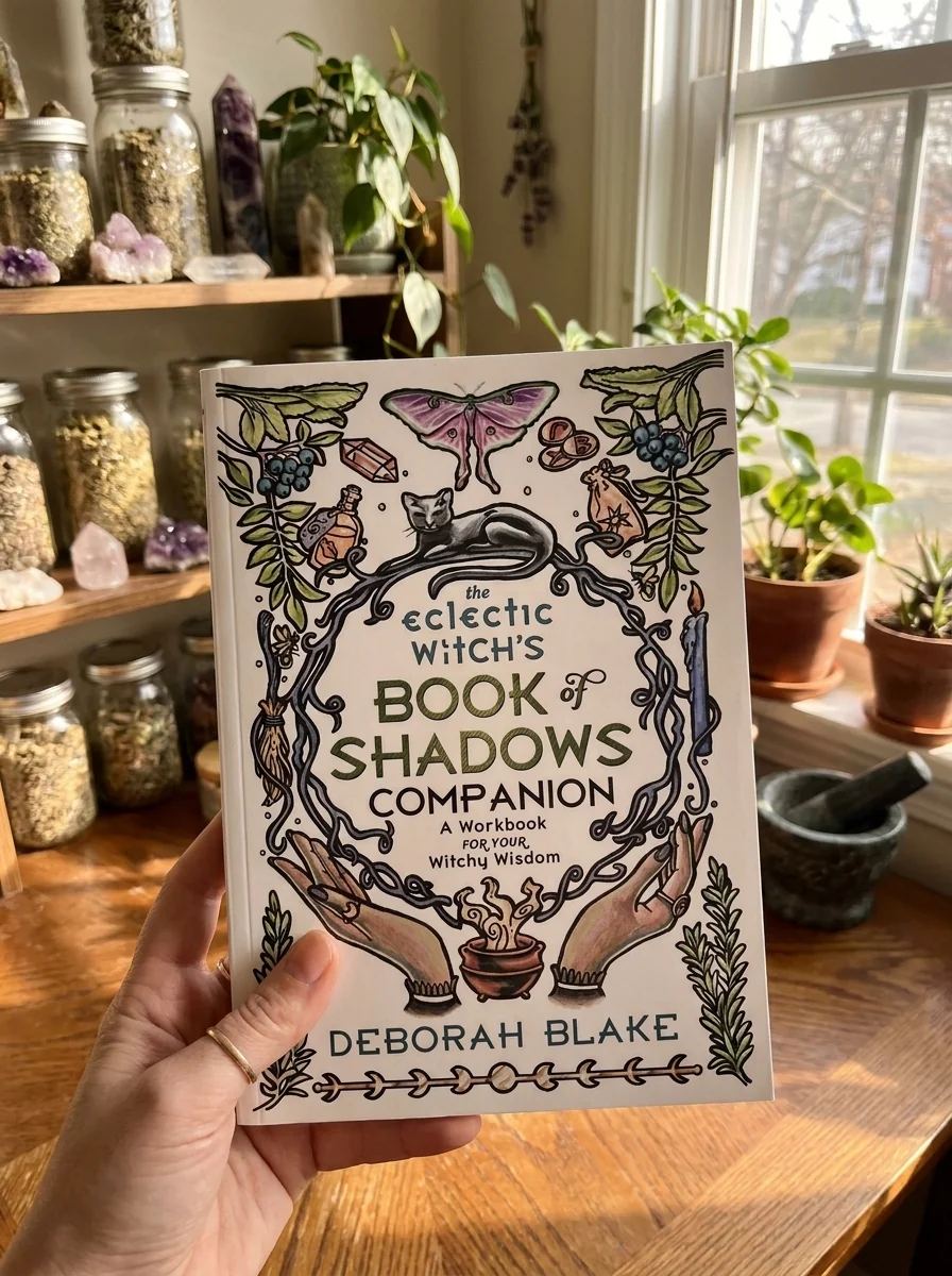 The Eclectic Witch's Book of Shadows Companion: A Workbook for Your Witchy Wisdom Blake, Deborah — photo 2