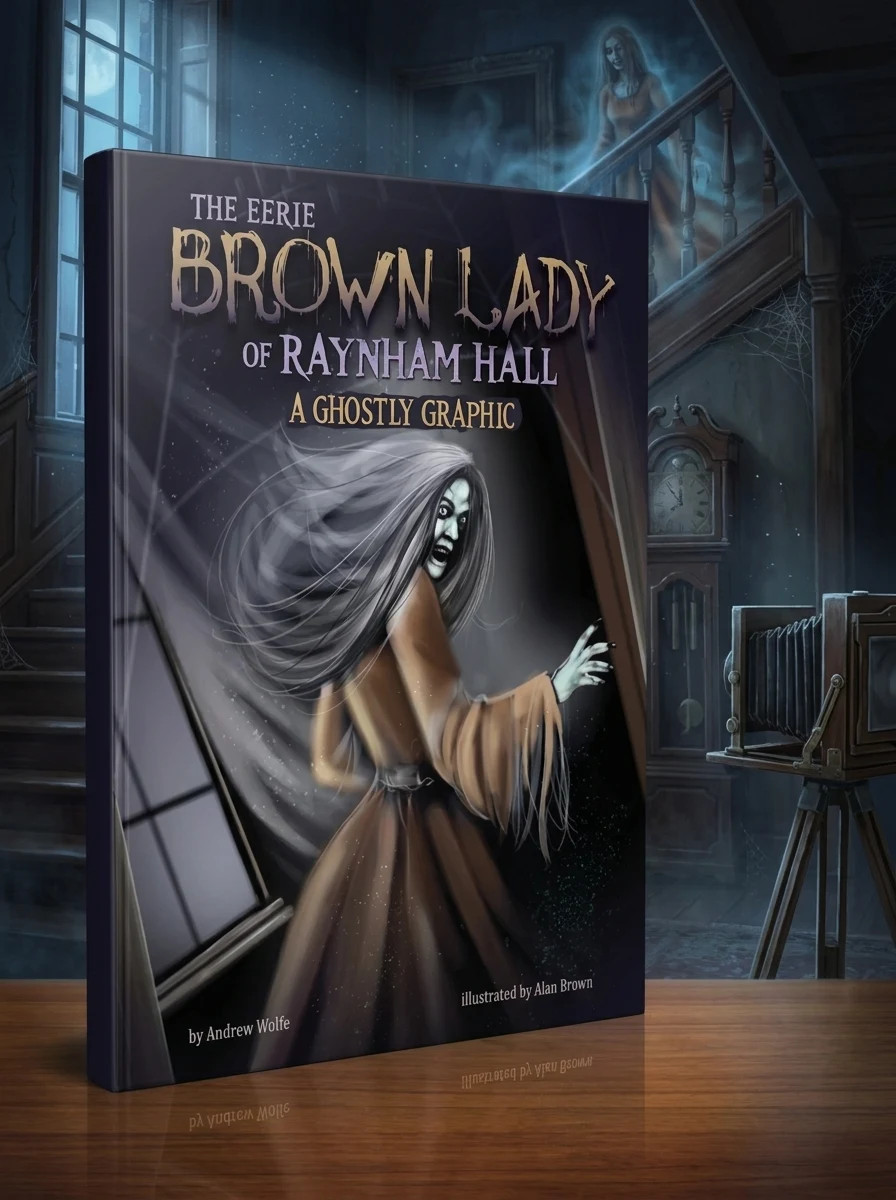 The Eerie Brown Lady of Raynham Hall: A Ghostly Graphic Wolfe, Andrew