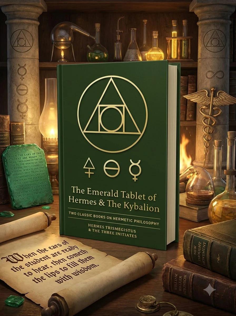 The Emerald Tablet of Hermes & The Kybalion: Two Classic Books on Hermetic Philosophy by Trismegistus, Hermes