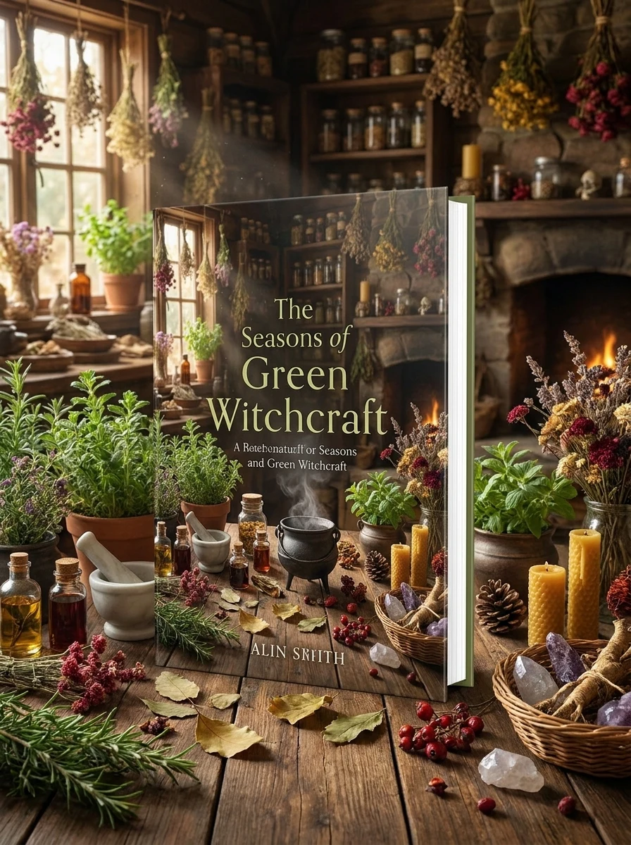 The Green Witch's Book of Seasons: A Seasonal Guide to the Power of Natural Magic by Murphy-Hiscock, Arin