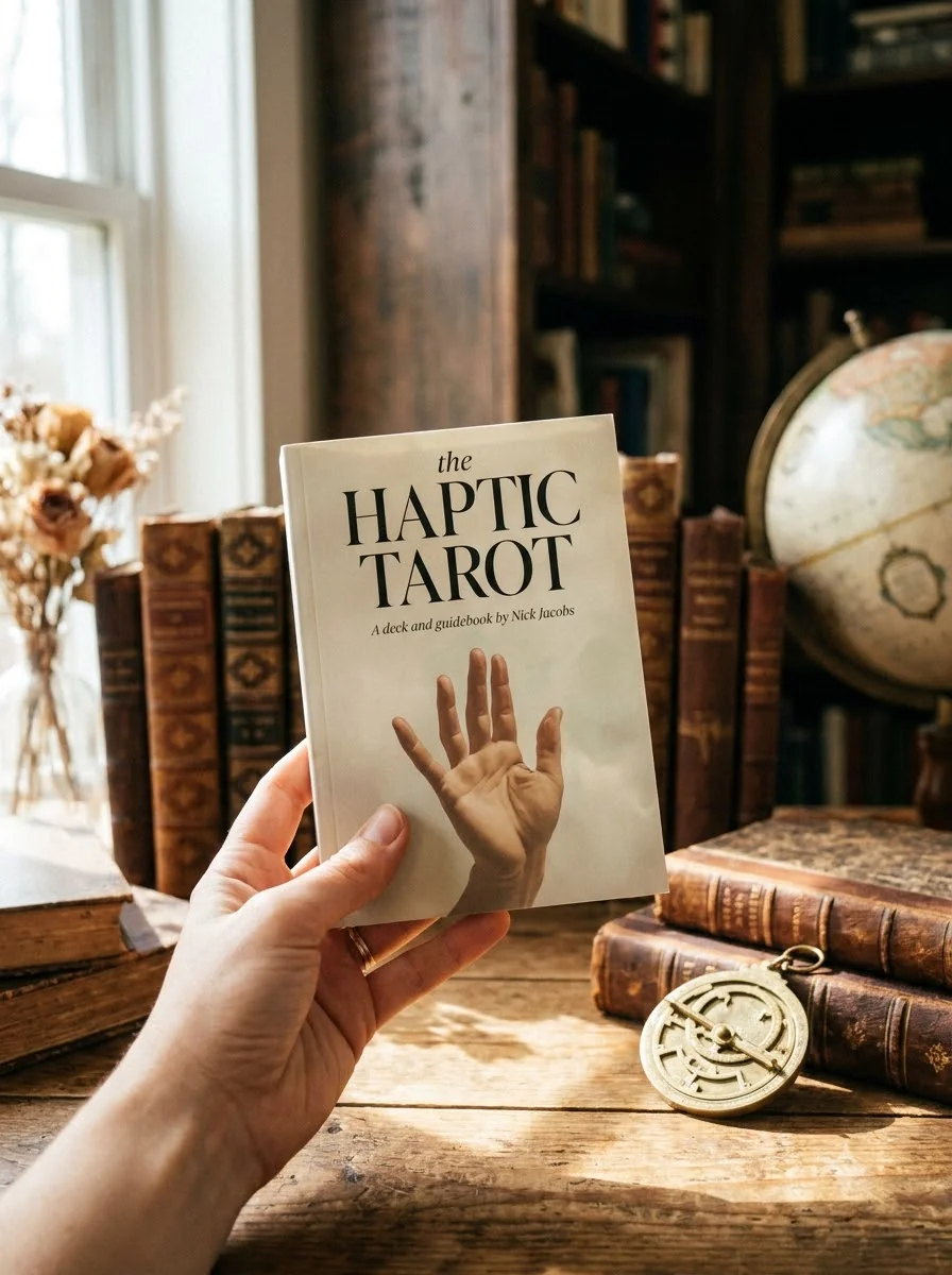 The Haptic Tarot: 79 Art-Inspired Tarot Cards, Renaissance-Influenced Imagery, Tactile Intuitive Readings, Hands-Focused Symbolism, 60-Page Guidebook — photo 2