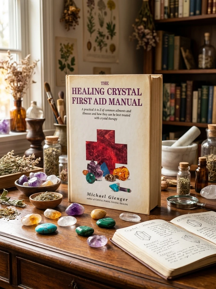 The Healing Crystals First Aid Manual: A Practical A to Z of Common Ailments and Illnesses and How They Can Be Best Treated with Crystal Therapy