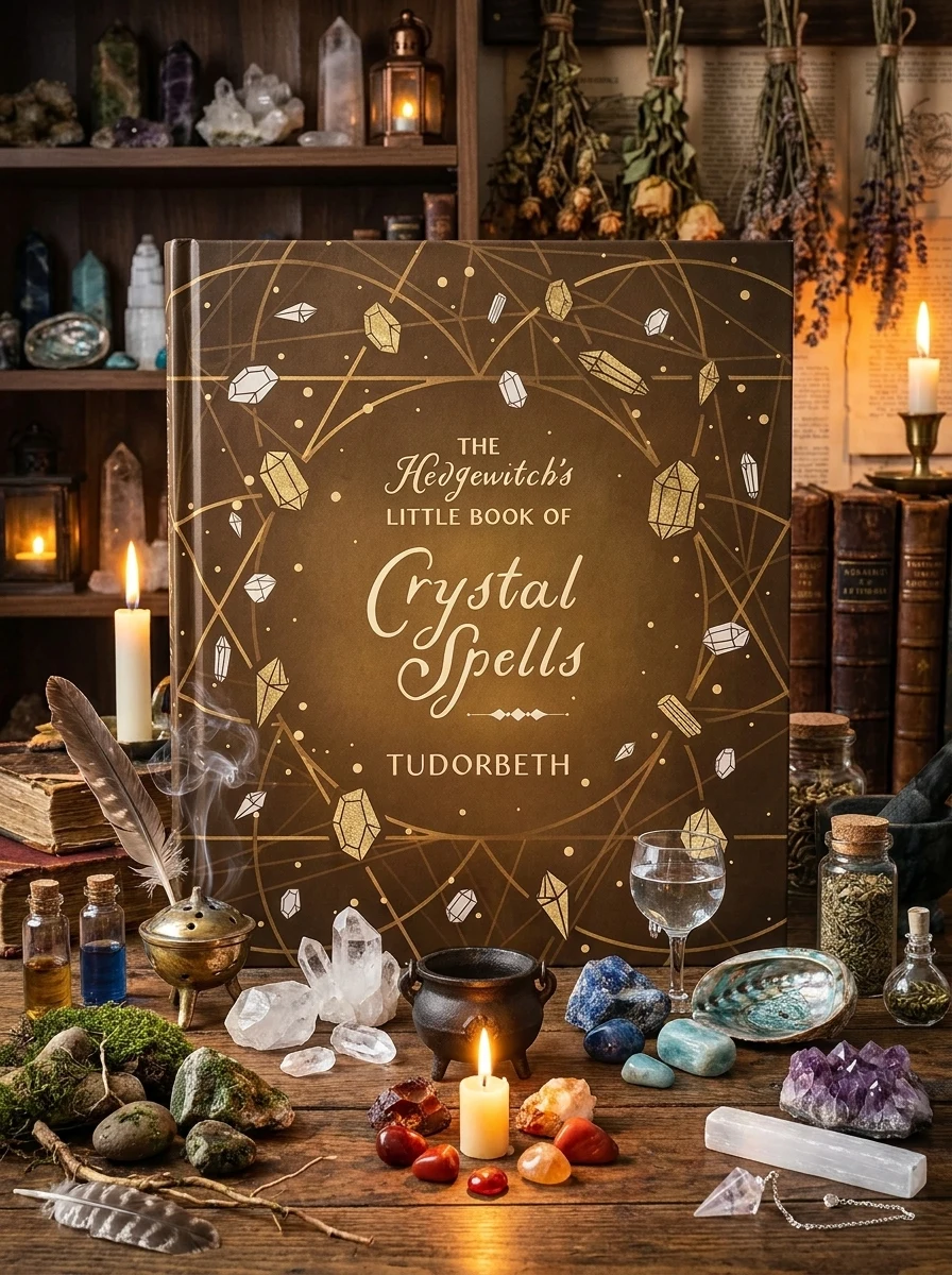The Hedgewitch's Little Book of Crystal Spells Tudorbeth