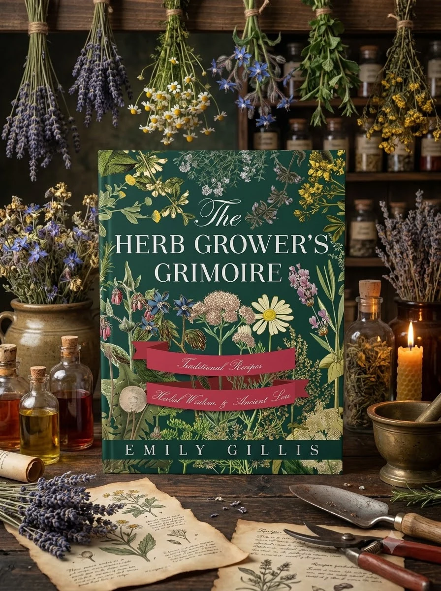 The Herb Grower's Grimoire: Traditional Recipes, Herbal Wisdom, & Ancient Lore by Gillis, Emily