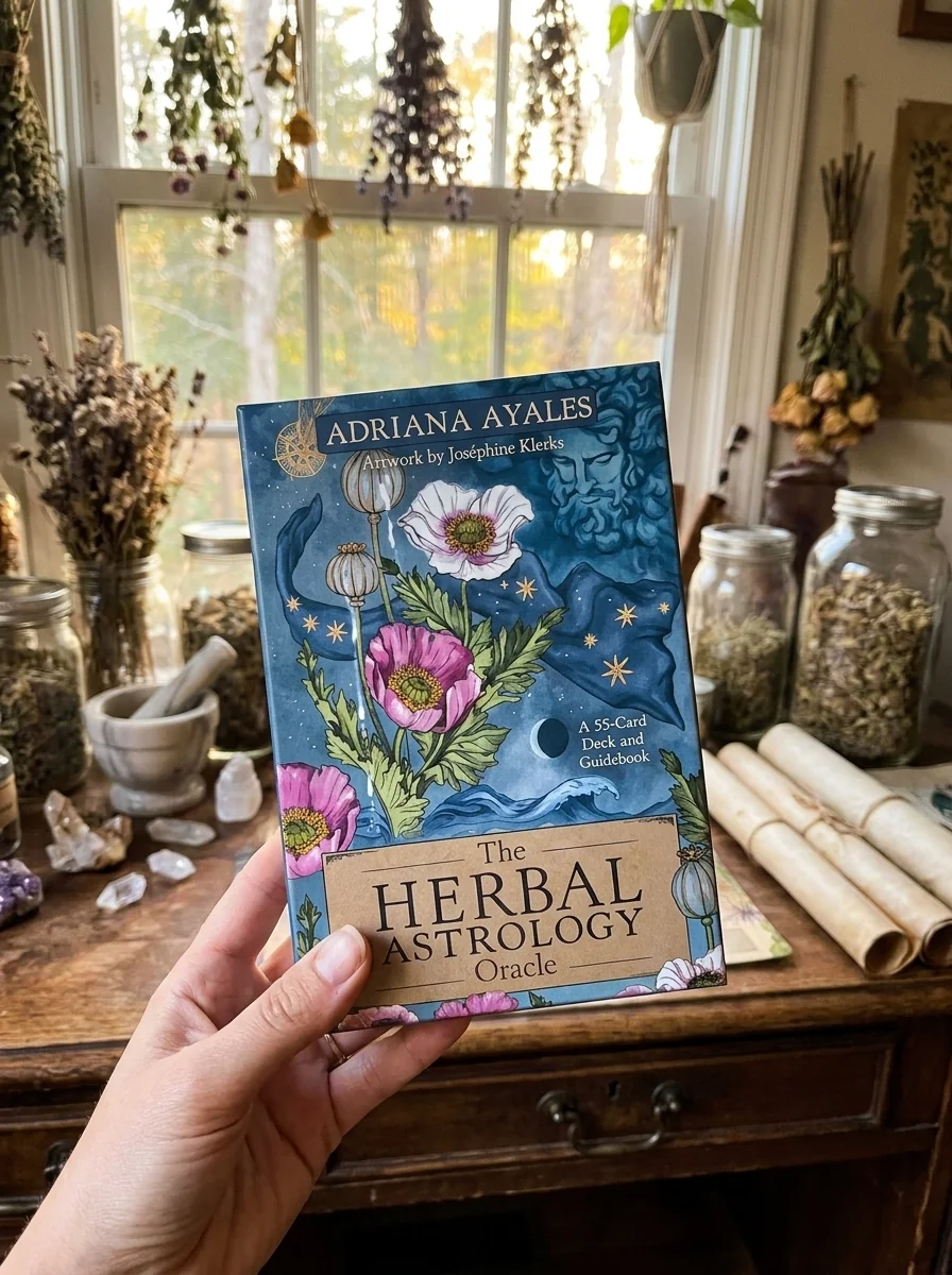 The Herbal Astrology Oracle: A 55-Card Deck and Guidebook — photo 2