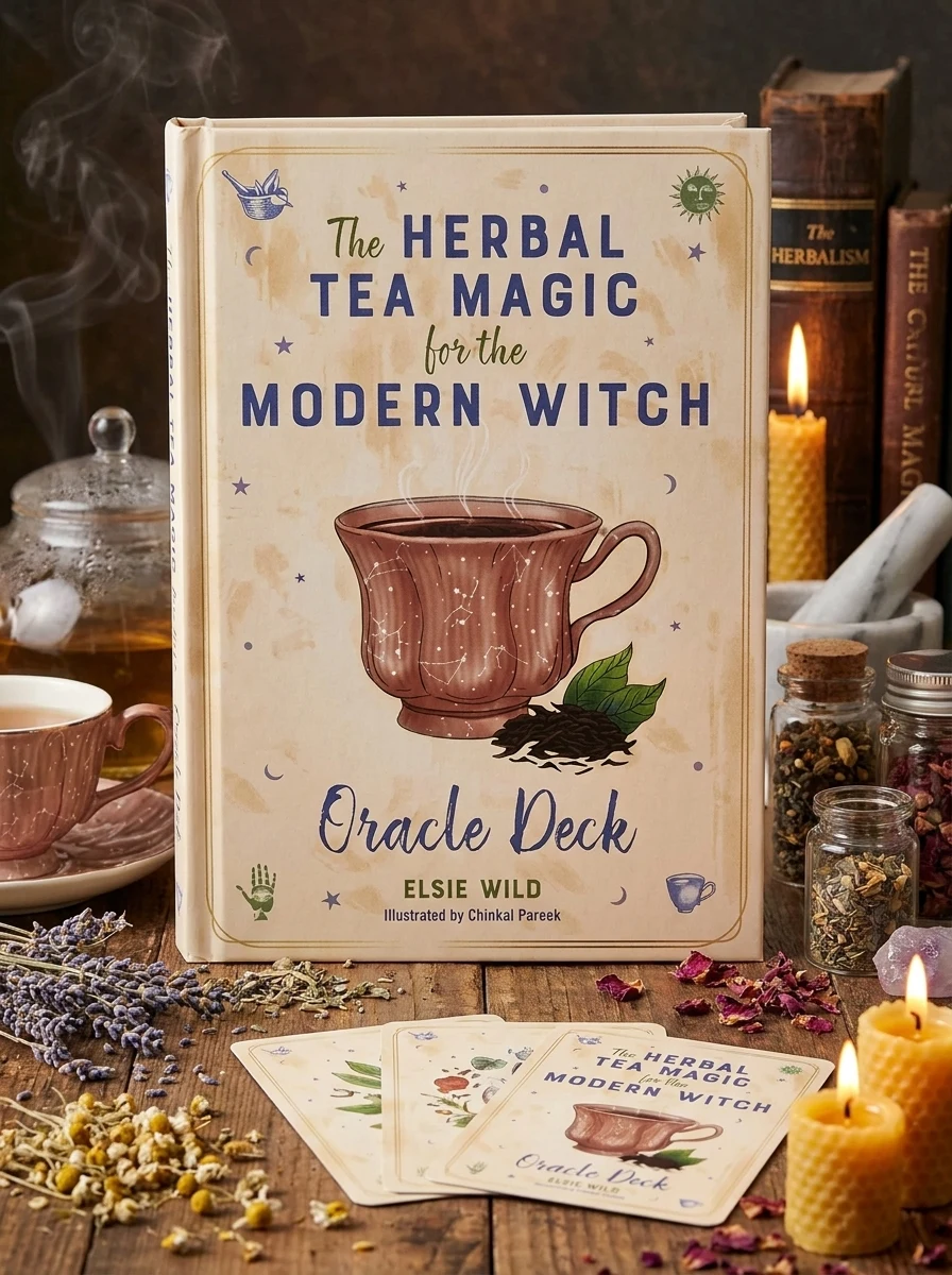 The Herbal Tea Magic for the Modern Witch Oracle Deck: A 40-Card Deck and Guidebook for Creating Tea Readings, Herbal Spells, and Magical Rituals