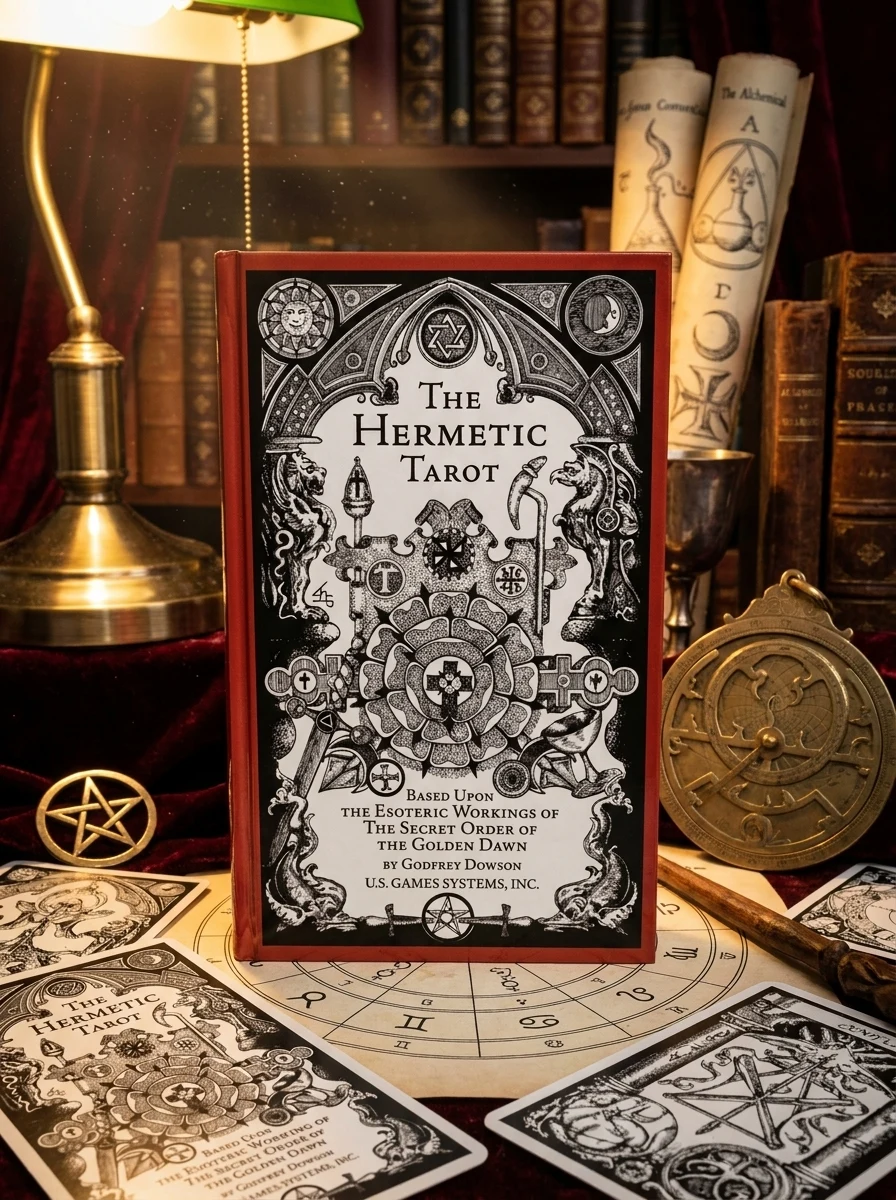 The Hermetic Tarot: Secrets of the Golden Dawn, Esoteric Symbolism, Kabbalistic Tree of Life, Astrological Correspondences, 78 Tarot Cards
