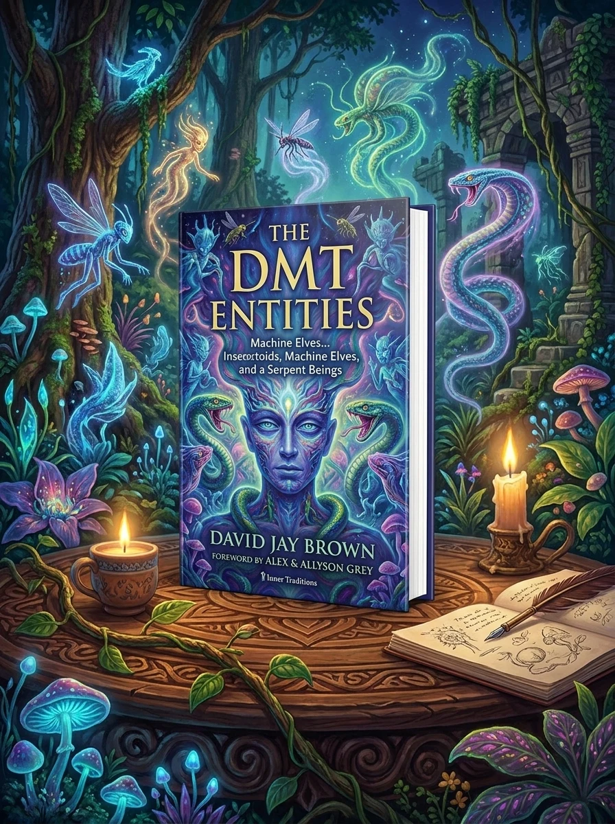 The Illustrated Field Guide to Dmt Entities: Machine Elves, Tricksters, Teachers, and Other Interdimensional Beings by Brown, David Jay