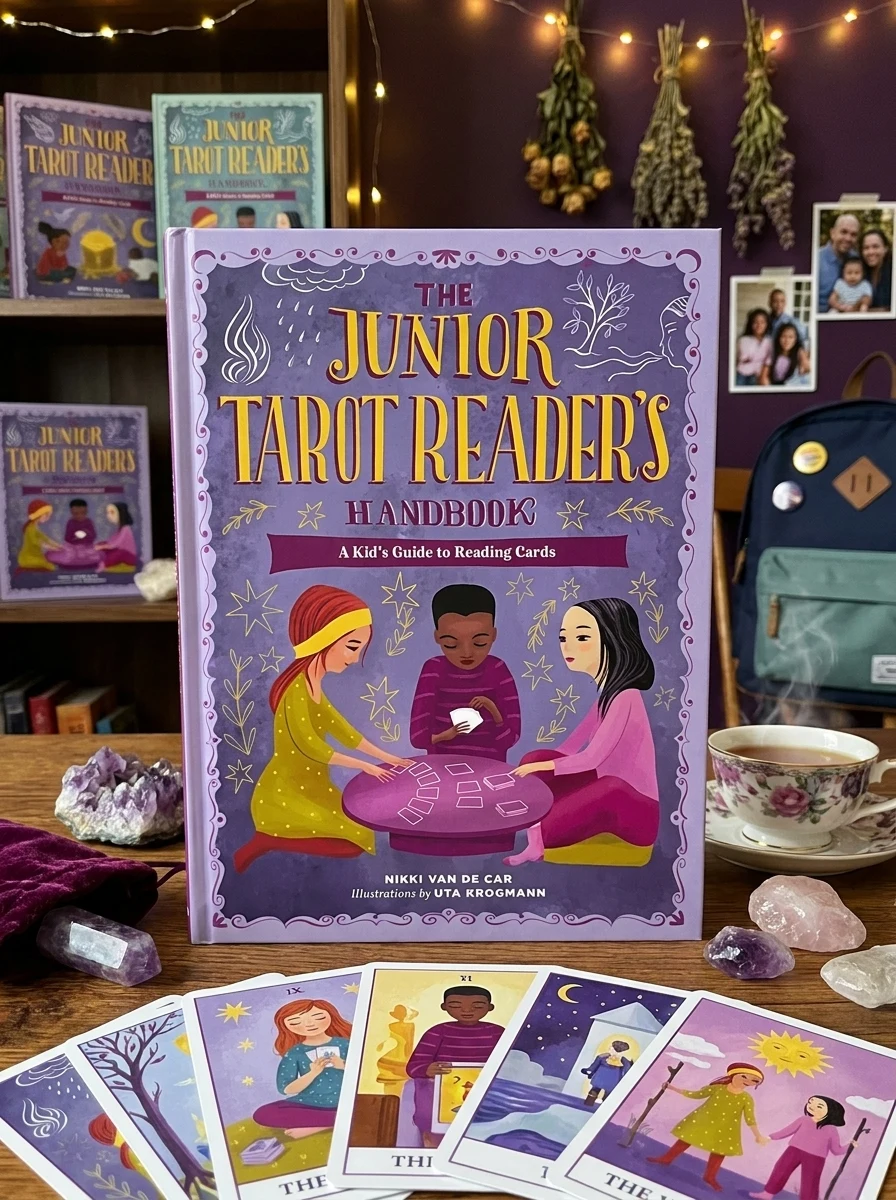 The Junior Tarot Reader's Handbook: A Kid's Guide to Reading Cards Van De Car, Nikki