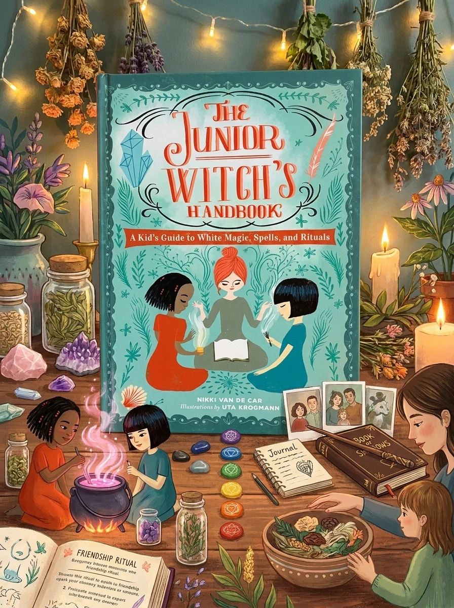 The Junior Witch's Handbook: A Kid's Guide to White Magic, Spells, and Rituals Van De Car, Nikki