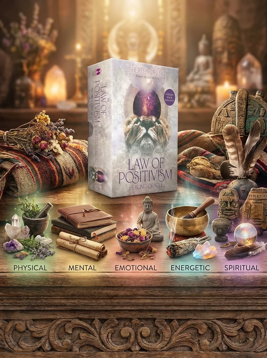 The Law of Positivism Healing Oracle: A 50-Card Deck and Guidebook