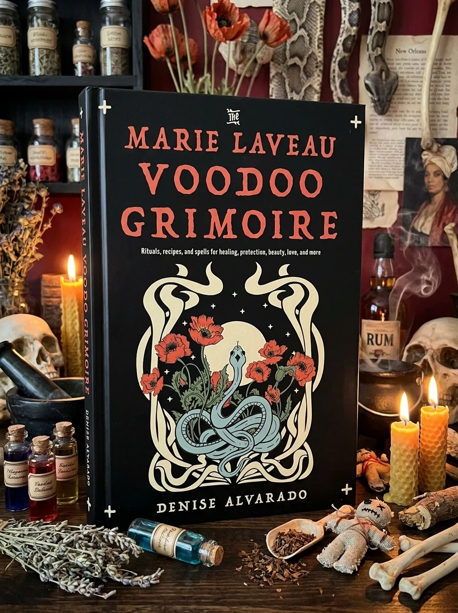 The Marie Laveau Voodoo Grimoire: Rituals, Recipes, and Spells for Healing, Protection, Beauty, Love, and More
