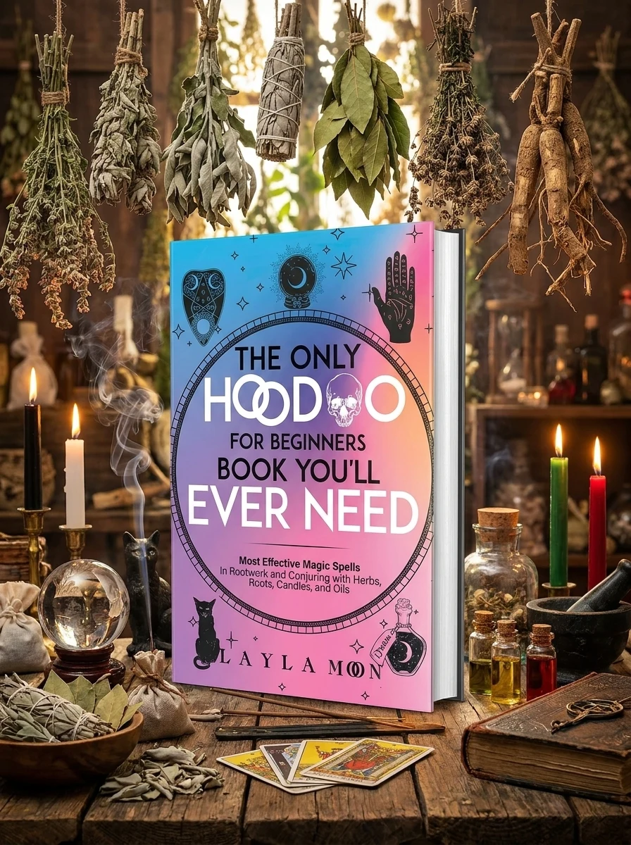 The Only Hoodoo for Beginners Book You'll Ever Need: Most Effective Magic Spells in Rootwork and Conjuring with Herbs, Roots, Candles, and Oils