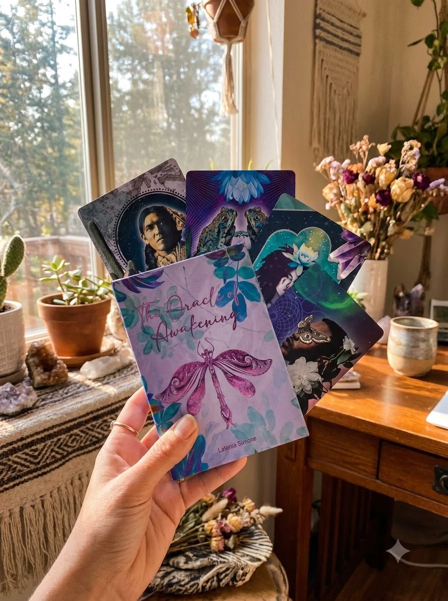 The Oracle of Awakening: (44 Full-Color Cards and 112-Page Guidebook) — photo 2