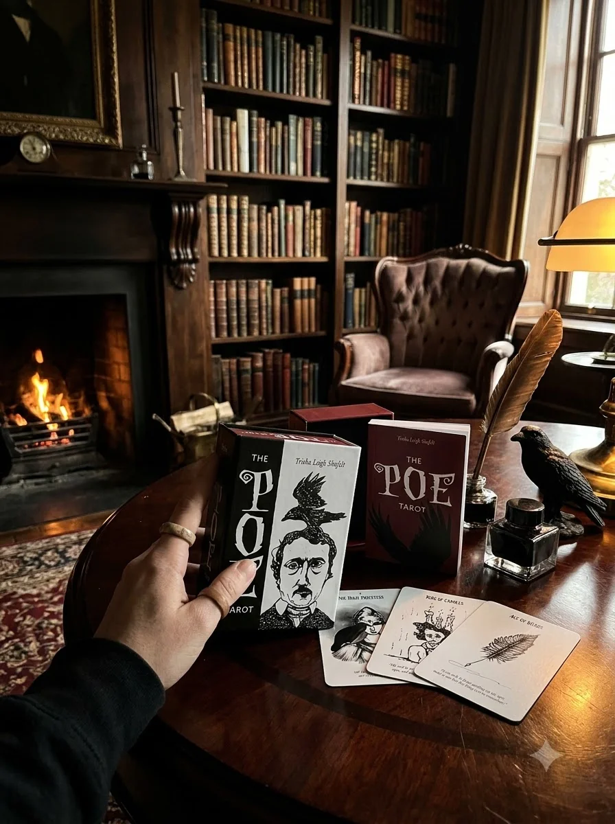 The Poe Tarot: (Tarot Kit Box Set with 78 Cards and Guide Book) — photo 2