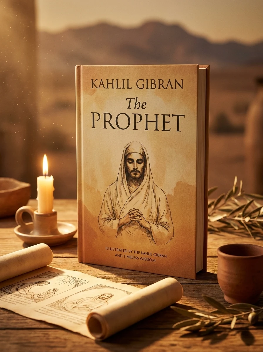The Prophet: The Original 1923 Edition With Complete Illustrations (A Classics Kahlil Gibran Novel) by Gibran, Khalil
